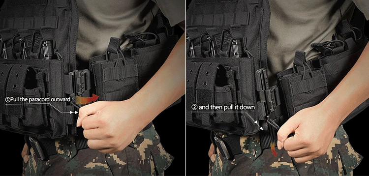 Quick Release Adjustable Millitary Gear Molle System Reinforced Insert Plate Carrier Armor Ballistic Bulletproof Tactical Vests