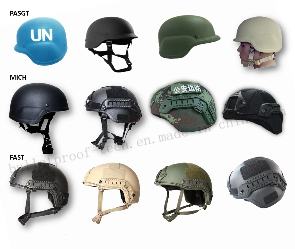 Aramid/PE Primary Combat Ballistic Helmet for Military Law Enforcement