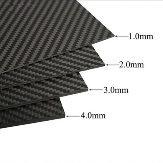 3K Plain Carbon Fiber Sheet Plate Boards Carbon Fiber Reinforced Carbon Fiber Sheet