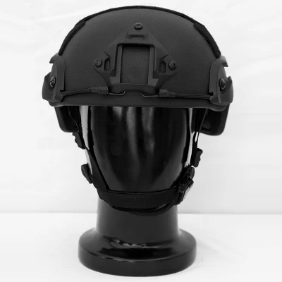 Durable Nij Iiia Fast Ballistic Bulletproof Helmet Tactical Matte Black Aramid PE